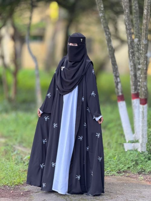 Premium Embroidery Pookie Abaya
